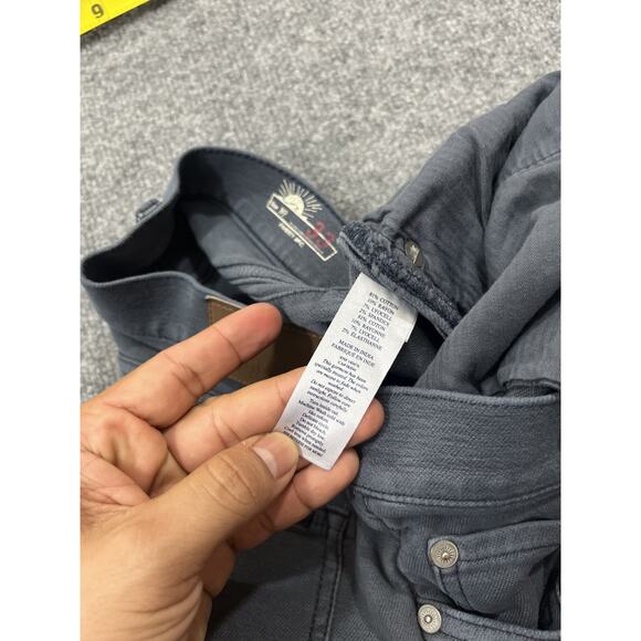 Faherty Men's Straight Jeans - Dark Gray - Picture 5 of 14